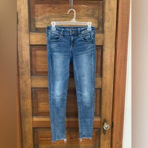 American Eagle Outfitters Women's Classic Blue Skinny Jeans